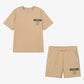 Moschino Beige Shorts Set