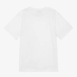 MOSCHINO MAXI WHITE T SHIRT H6M03R