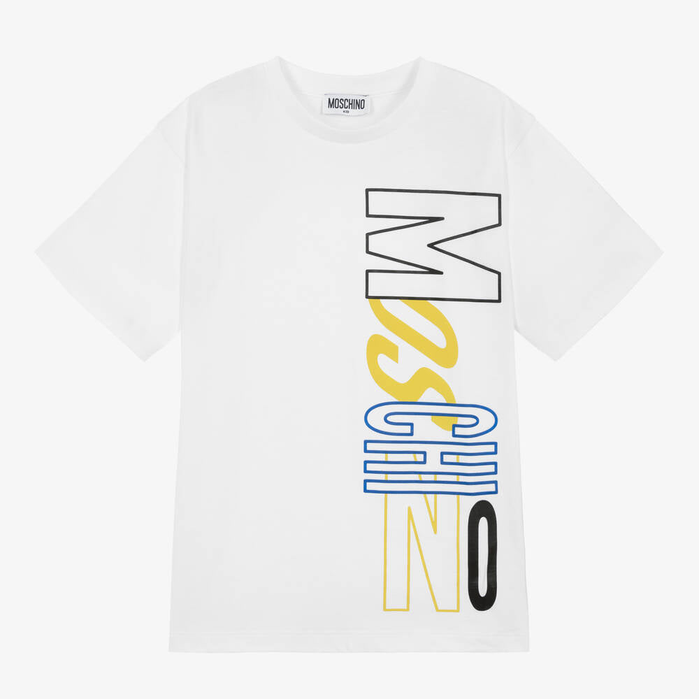 MOSCHINO MAXI WHITE T SHIRT H6M03R