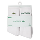 LACOSTE WHITE CREW PACK OF 6 SOCKS B46511