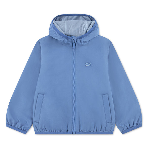 LACOSTE BOYS BLUE WINDBREAKER JACKET 847375