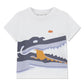 LACOSTE BOYS WATERCOLOR CROC T SHIRT 847552