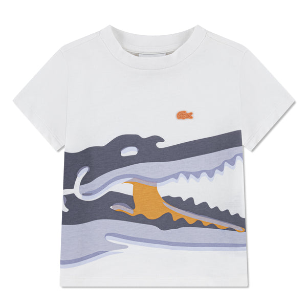 LACOSTE BOYS WATERCOLOR CROC T SHIRT 847552
