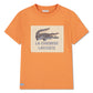 LACOSTE BOYS ORANGE T SHIRT 847553