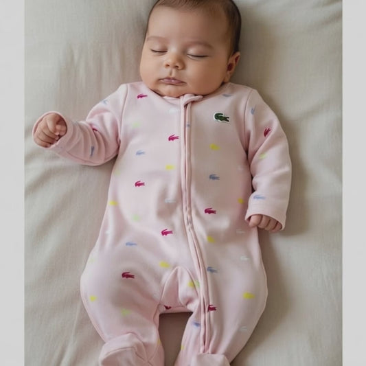 LACOSTE BABY GIRL PINK BABYGROW 547357