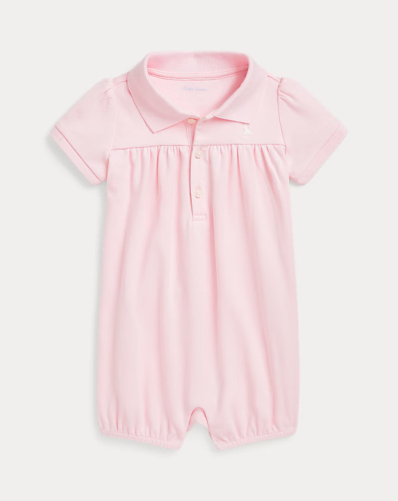 RALPH LAUREN BABY GIRL PINK SHORTALL 34900026