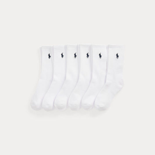RALPH LAUREN CREW SOCKS 6 PACK 4056001