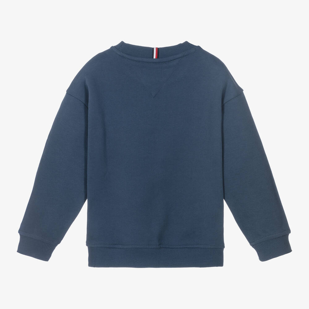 TOMMY HILFIGER PETROL BLUE SWEATSHIRT KB091