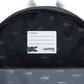 LACOSTE BLACK BACKPACK 9A6214