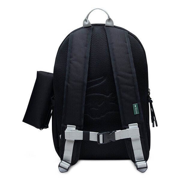 LACOSTE BLACK BACKPACK 9A6214