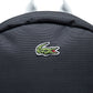 LACOSTE BLACK BACKPACK 9A6214