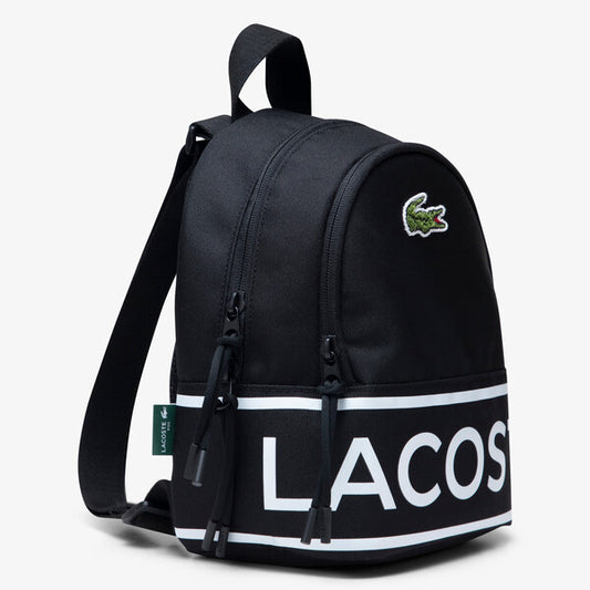 LACOSTE BLACK MINI BACKPACK 7A6213