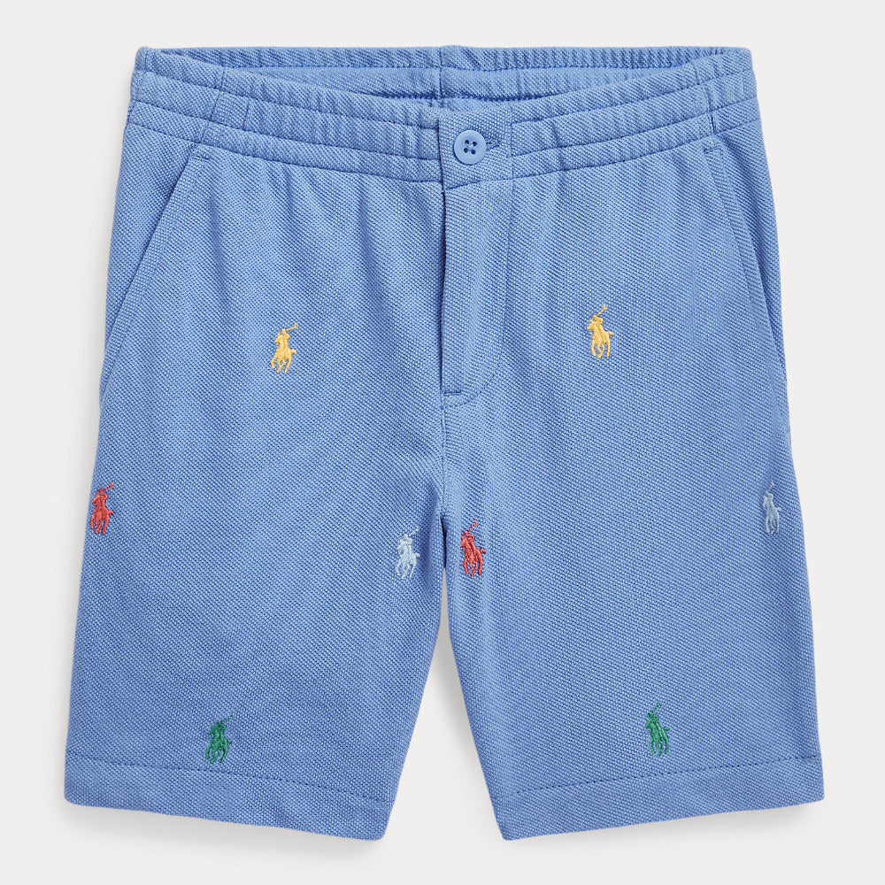 Ralph Lauren Boys Blue Logo Shorts