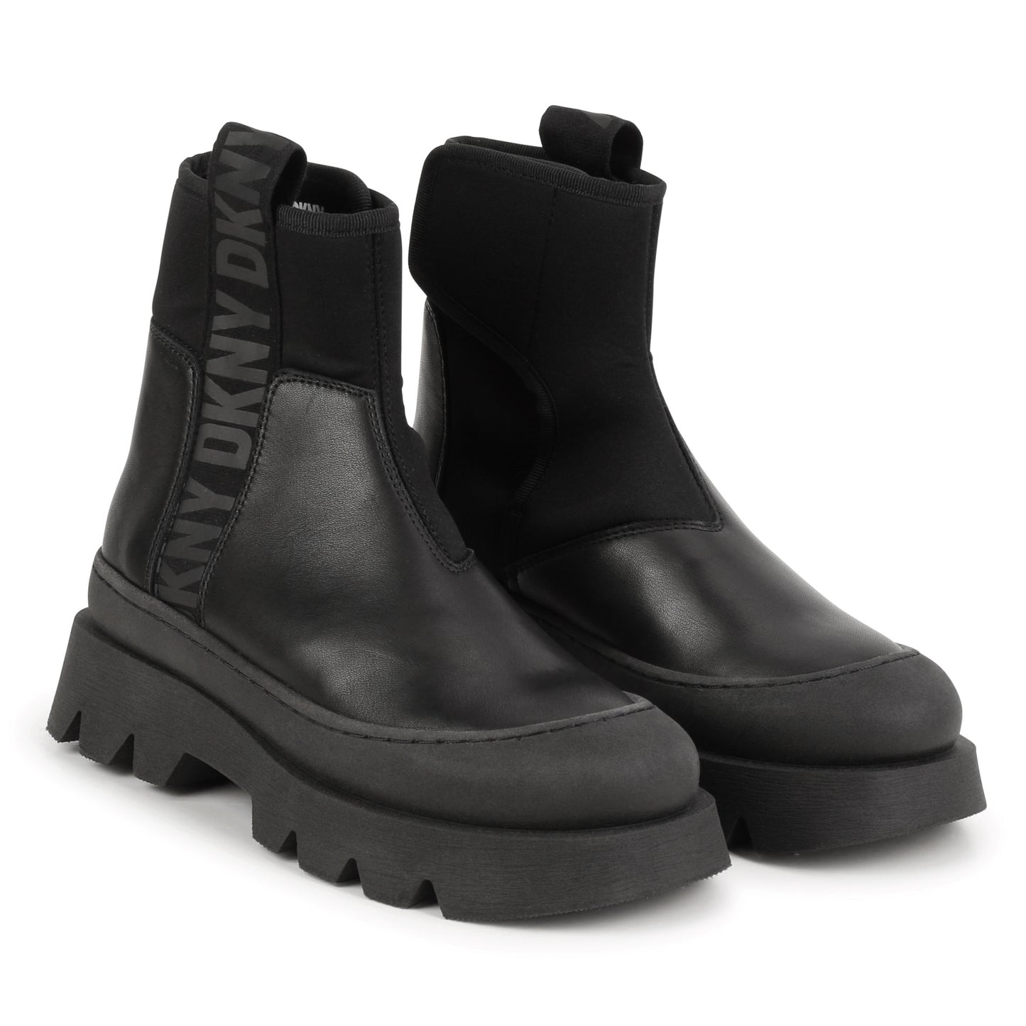 DKNY Girls Black Ankle Boots