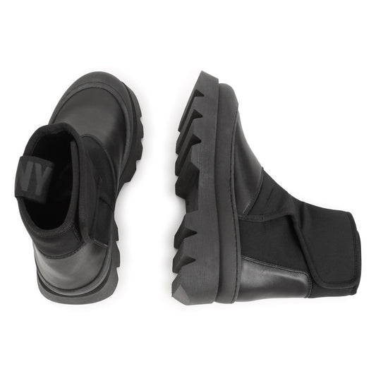 DKNY Girls Black Ankle Boots