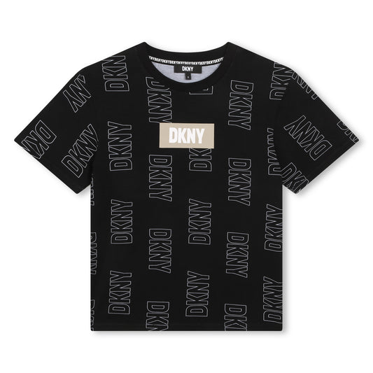 DKNY Boys Black Logo T-Shirt