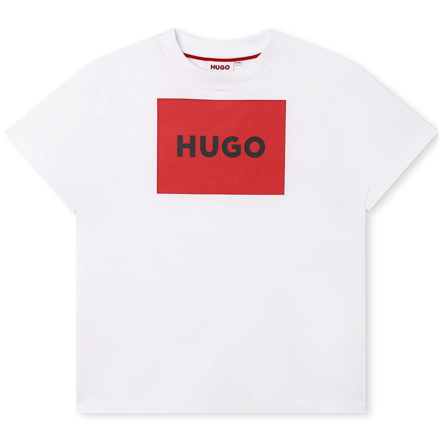 HUGO Boys White Logo T-Shirt G00006