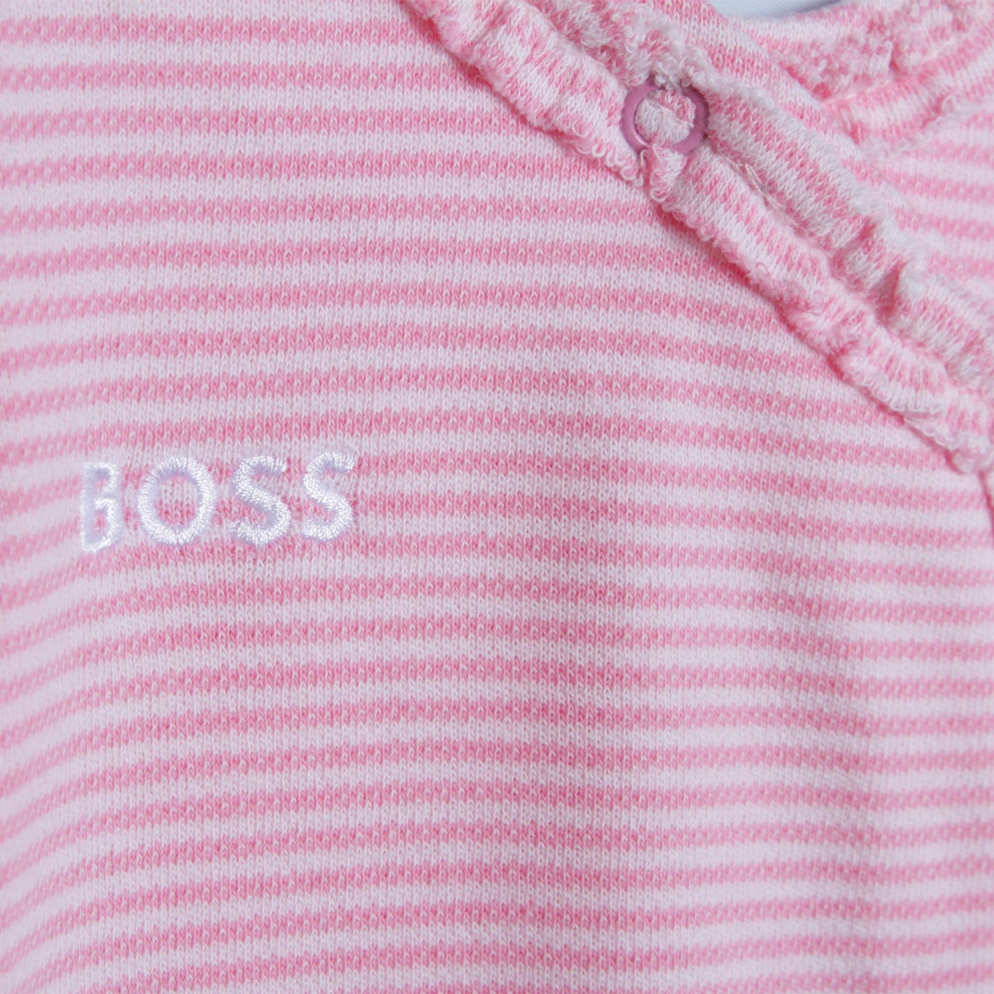 BOSS Baby Girls Pink Logo Pyjamas